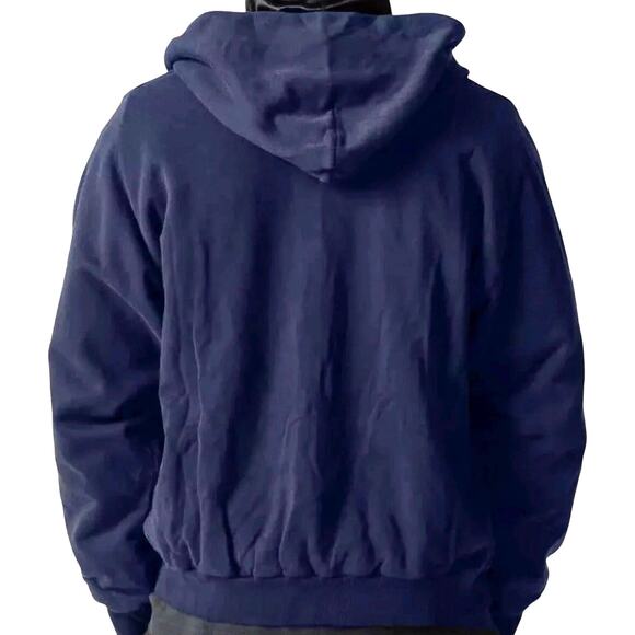 Unreleased Yeezy x Gap YZY Full Zip Sweatshirt Hoodie Navy Medium NWOT - Picture 2 of 5